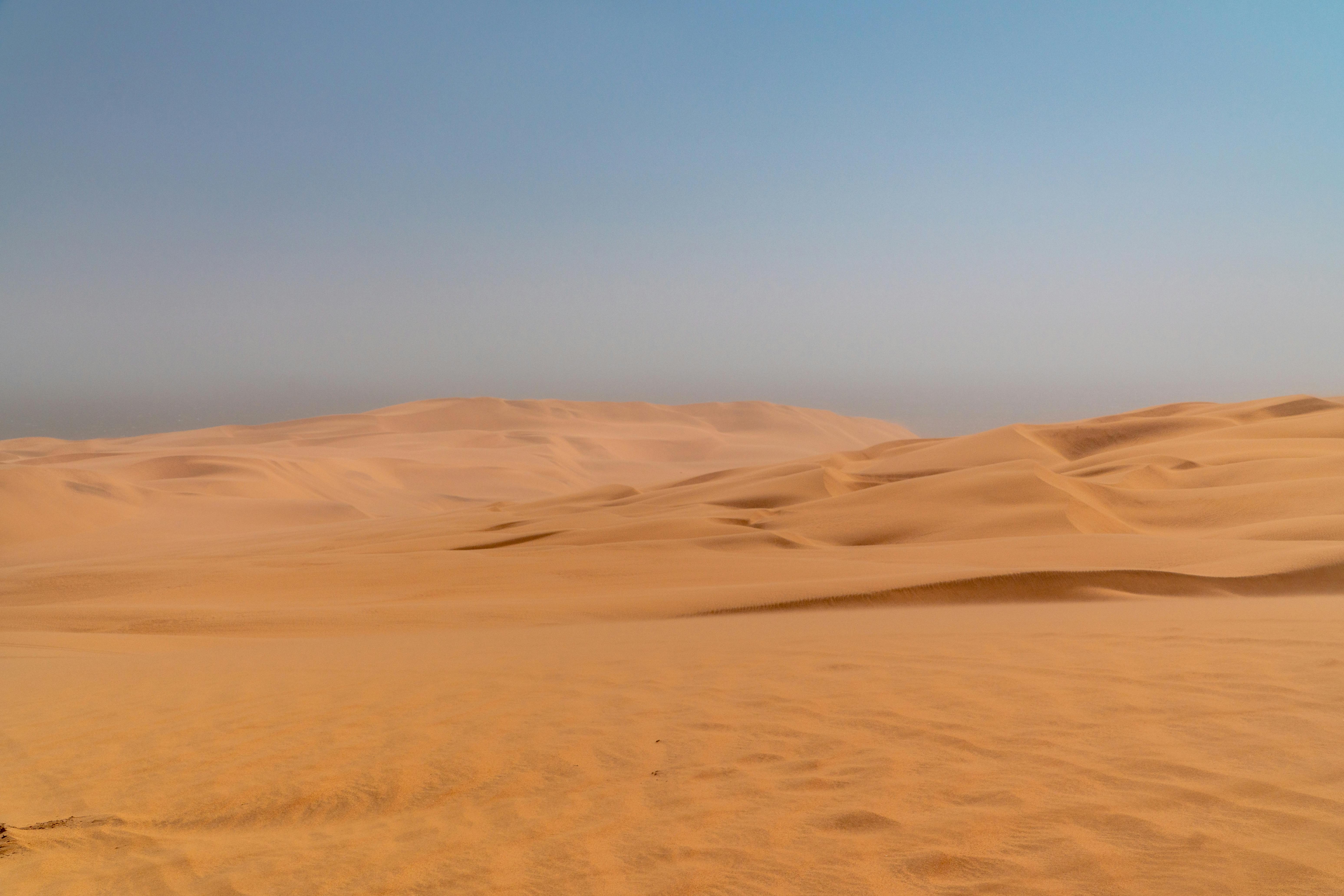 Dramatic desert and ocean meeting at Sandwich Harbour