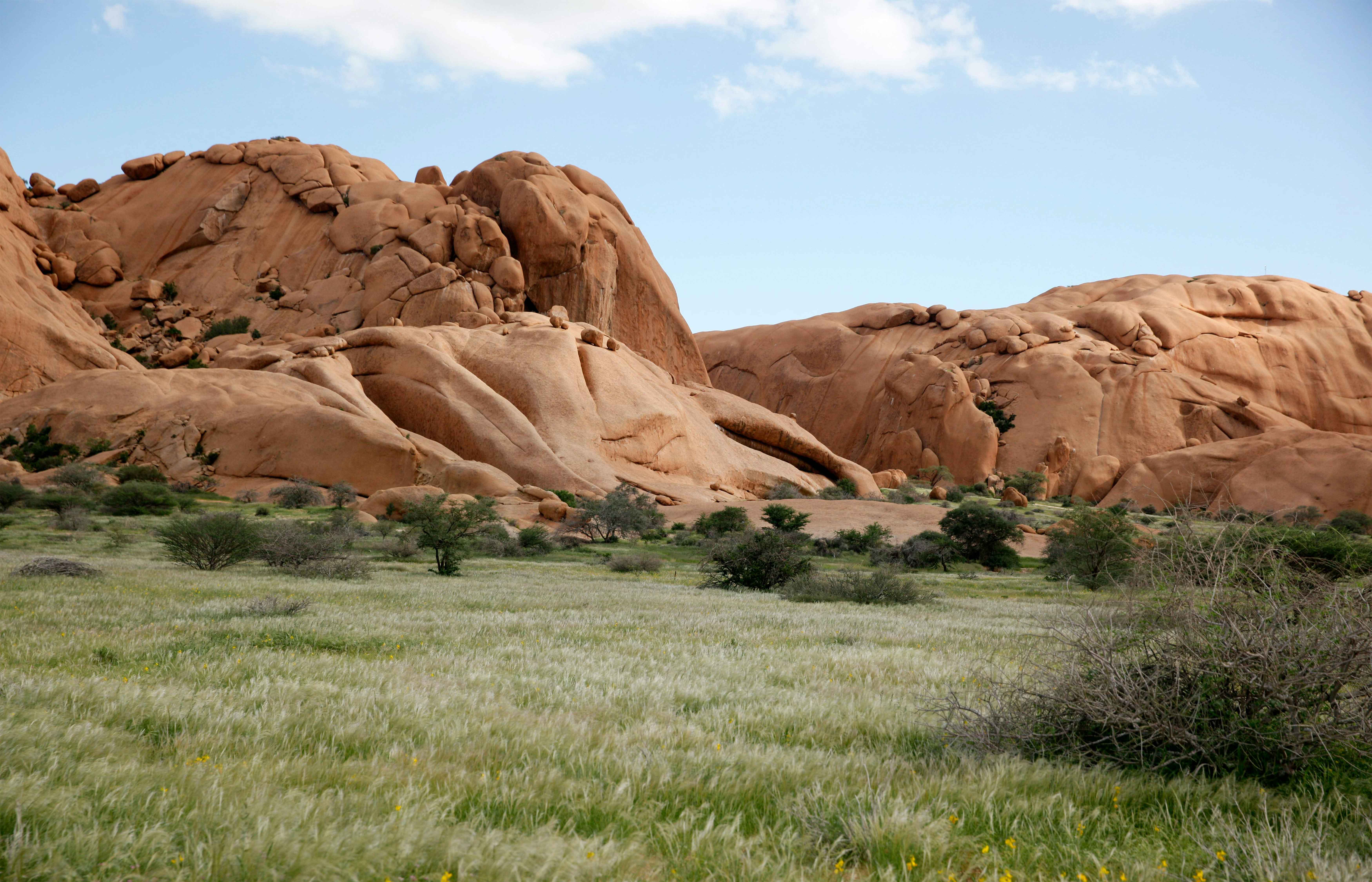 Spitzkoppe rock art and granite formations