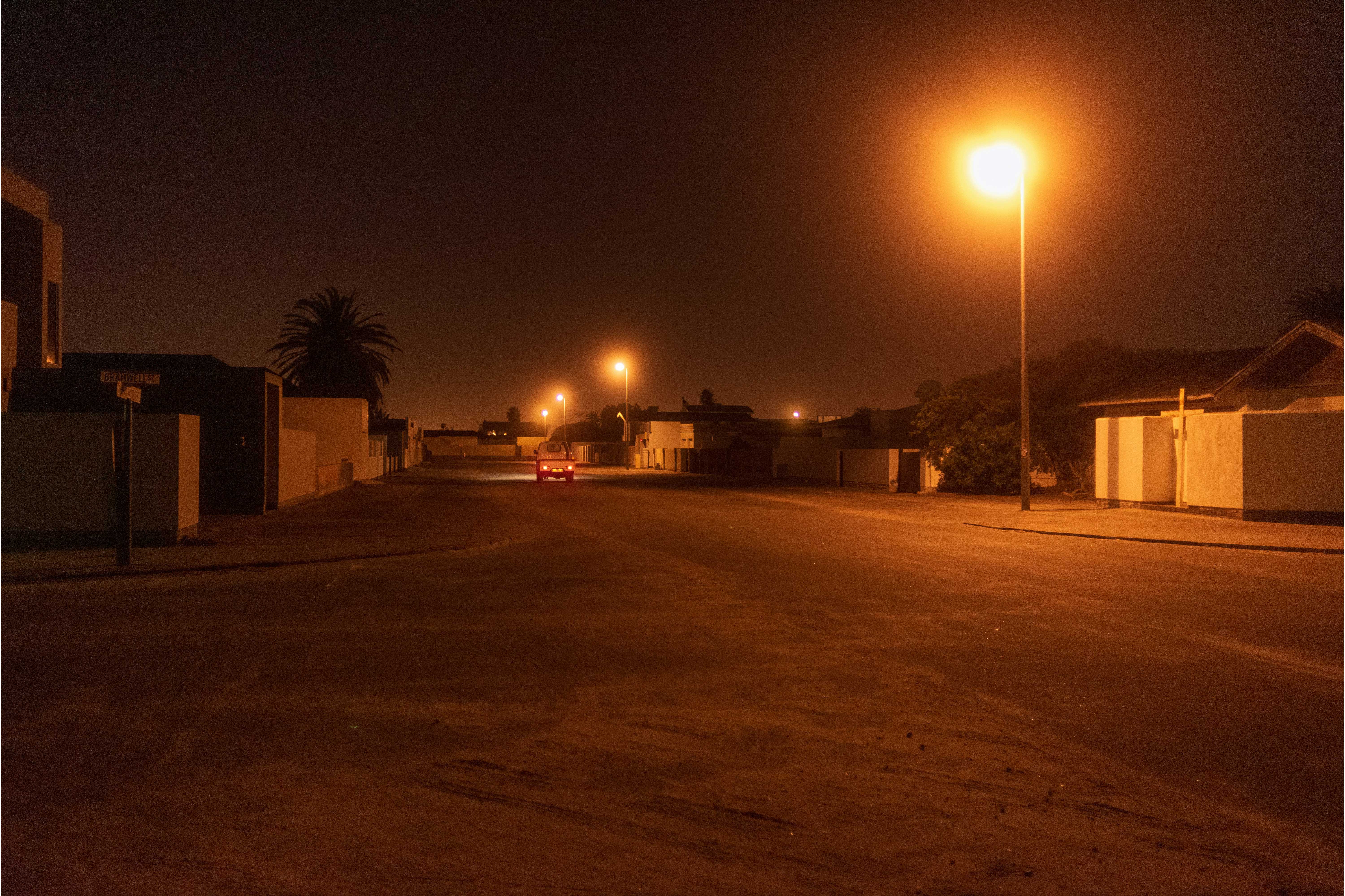 Nightfall Walvis Bay, Namibia