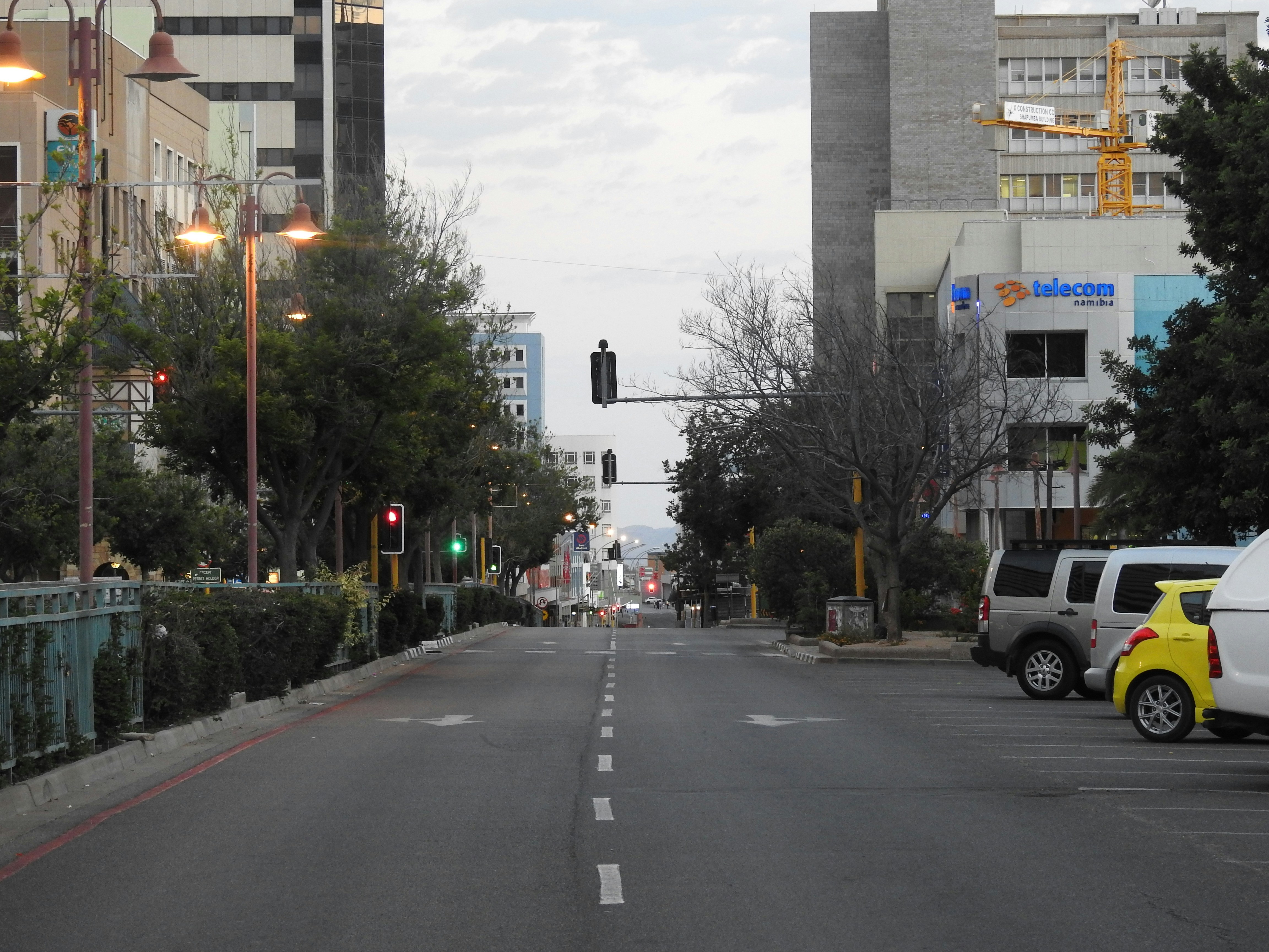 Early morning 6am Windhoek